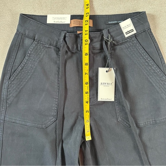 Judy Blue Double Cuff Joggers. Navy. Size 3 or 26. NWT. - Picture 11 of 14